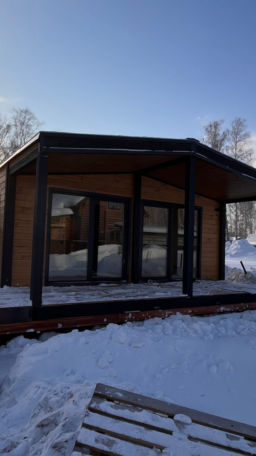 Дом с баней за мат.кап 